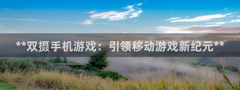 蓝狮在线登录注册不了账号：**双摄手机游戏：引领移动游戏新纪元**