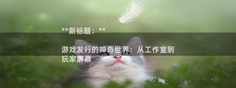 蓝狮在线登录注册账号是什么意思：**新标题：**

游戏发行的神奇世界：从工作室到
玩家屏幕